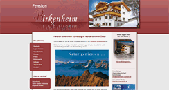 Desktop Screenshot of birkenheim-soelden.at